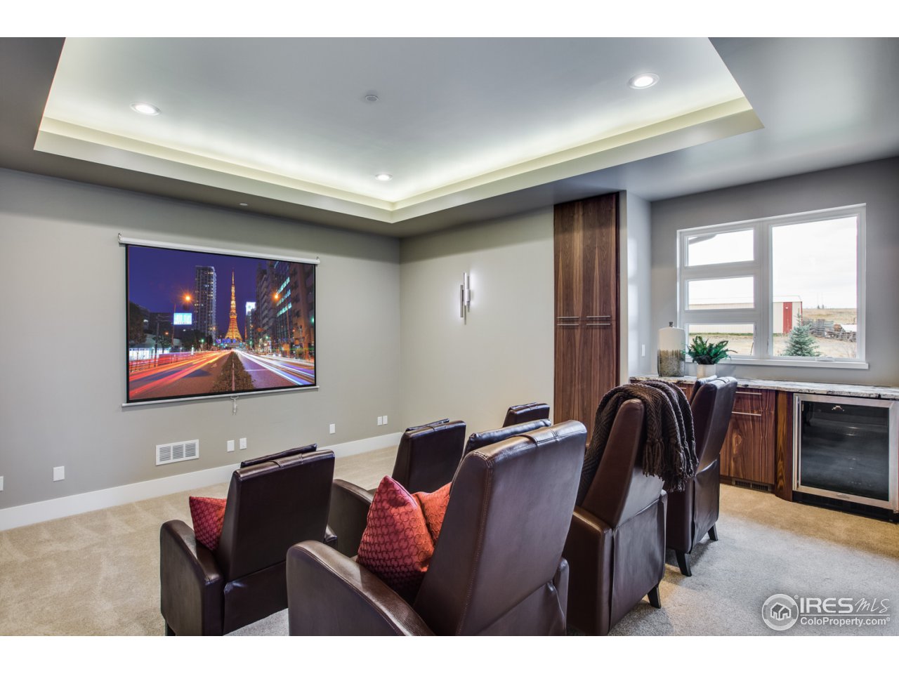 7412 Deerfield Road Longmont, CO 80503 - Photo 15 of 37 Theater Room wired for Whole House A/V