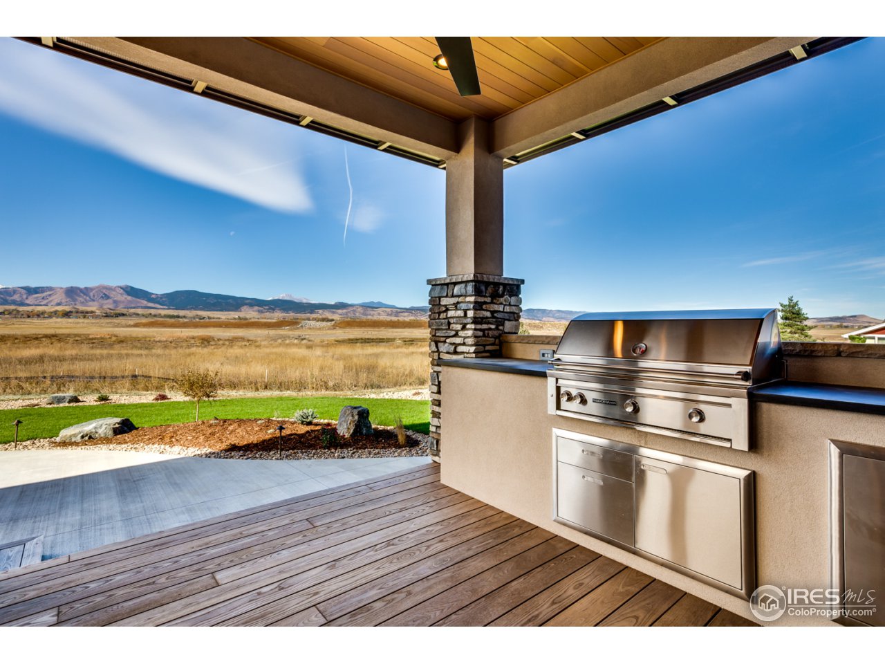 7412 Deerfield Road Longmont, CO 80503 - Photo 37 of 37 Outdoor Living Includes Built-in Grill and Storage