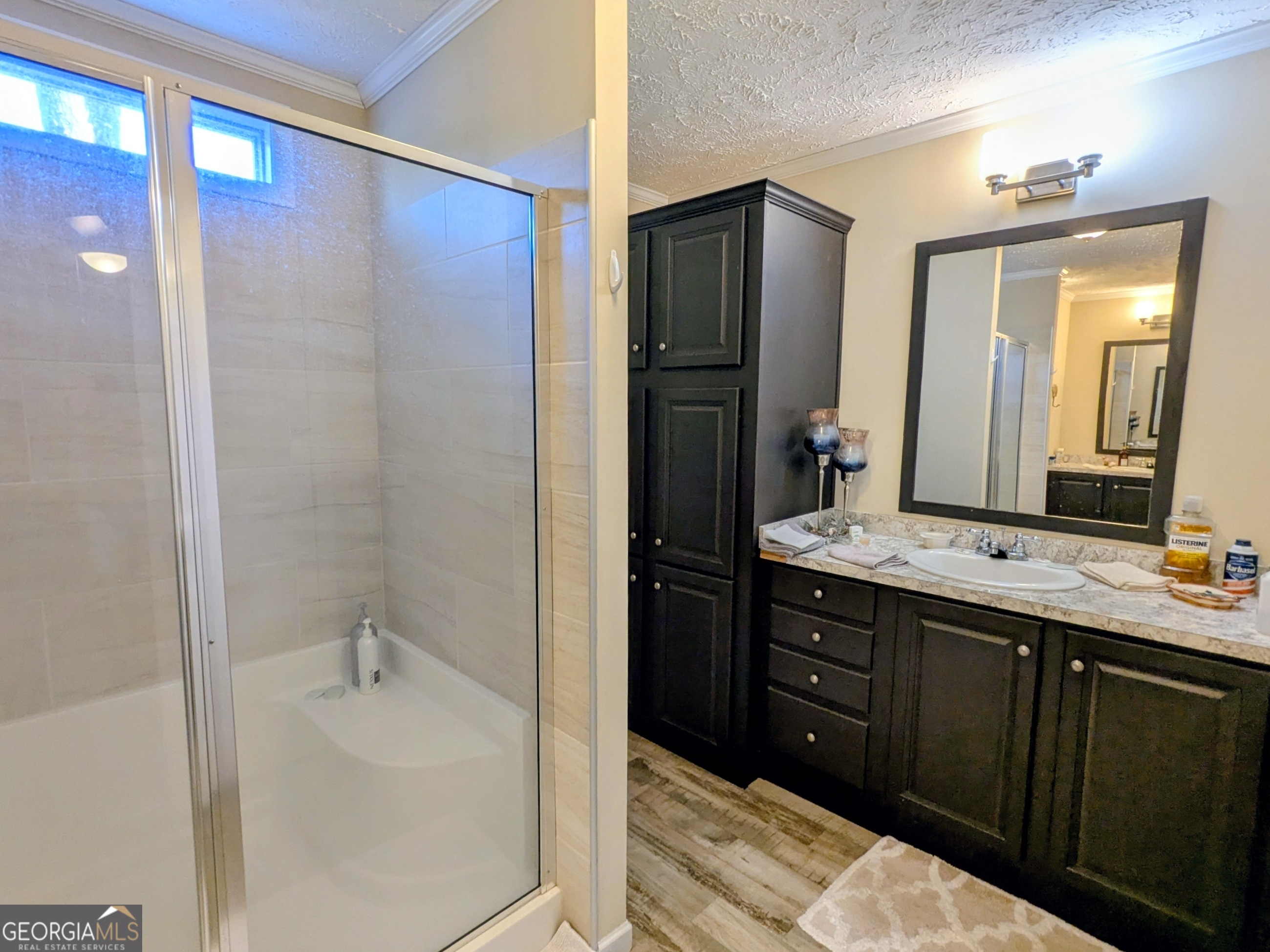 1282 Ga Highway Lyons, GA 30436 - Photo 17 of 21 a bathroom with a double vanity sink mirror and double