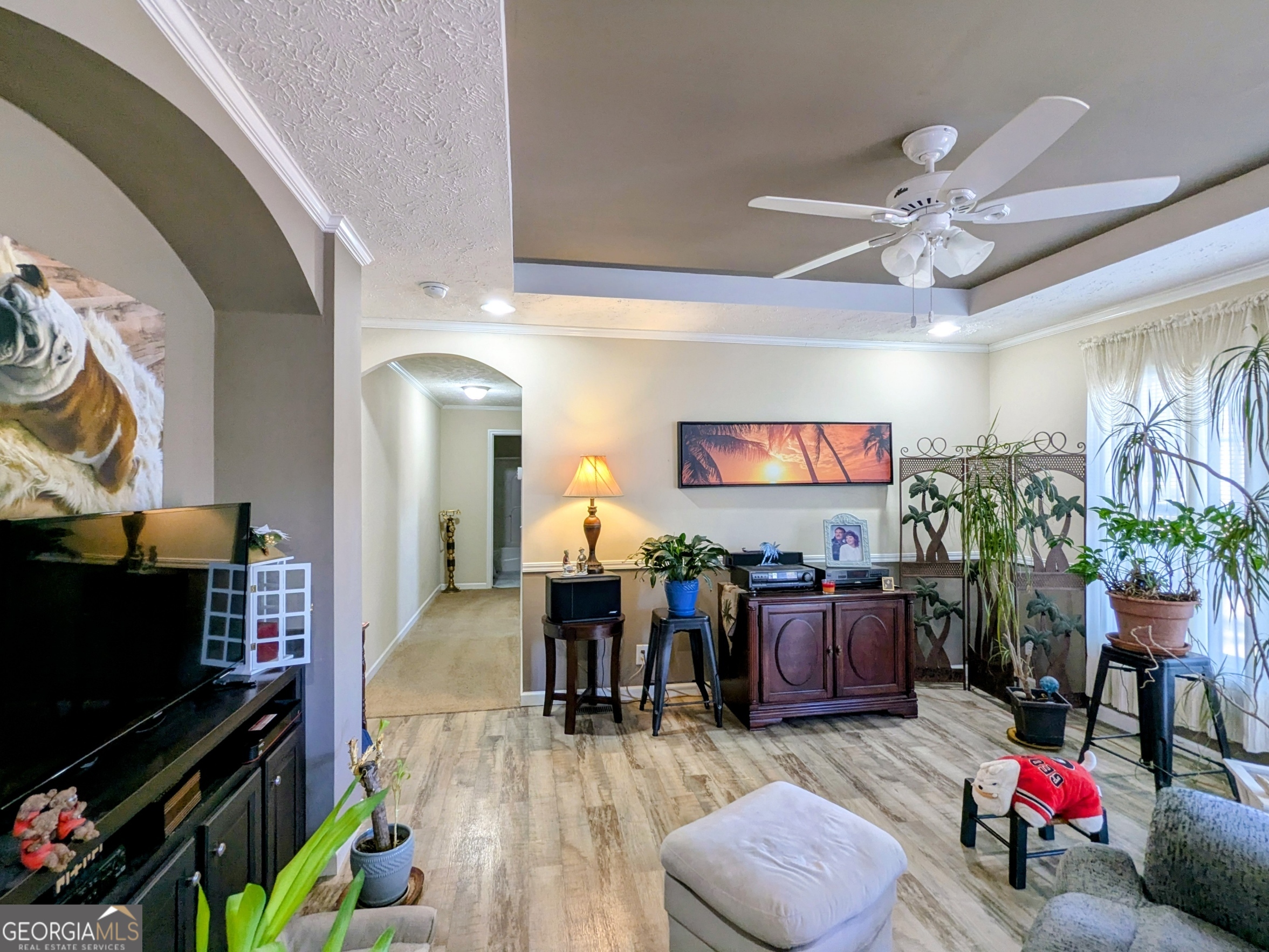 1282 Ga Highway Lyons, GA 30436 - Photo 8 of 21 a living room with furniture and a flat screen tv