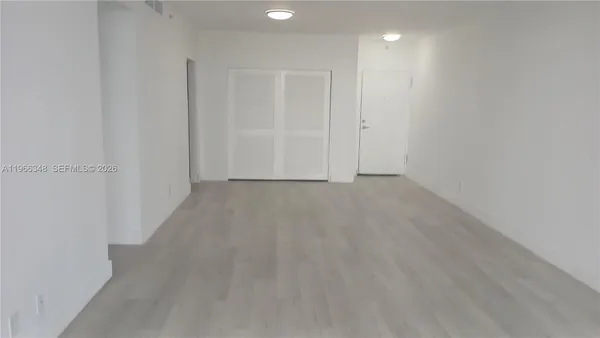 a view of an empty room