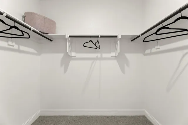 a view of a walk in closet