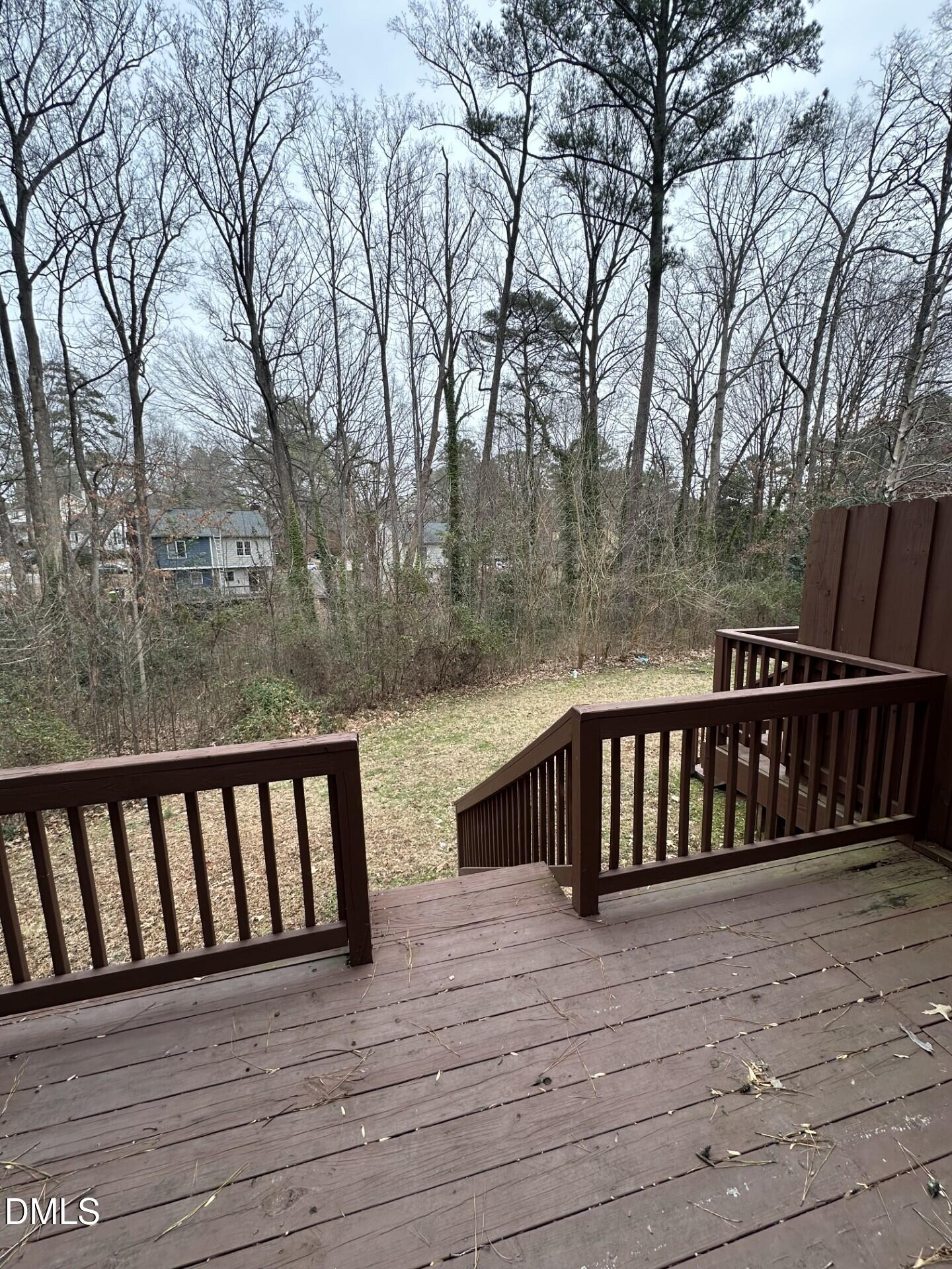4912 North New Hope Road Raleigh, NC 27616 - Photo 7 of 14 a view of wooden deck