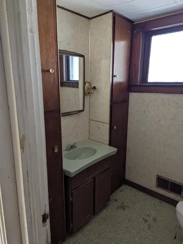 a view of water heater room