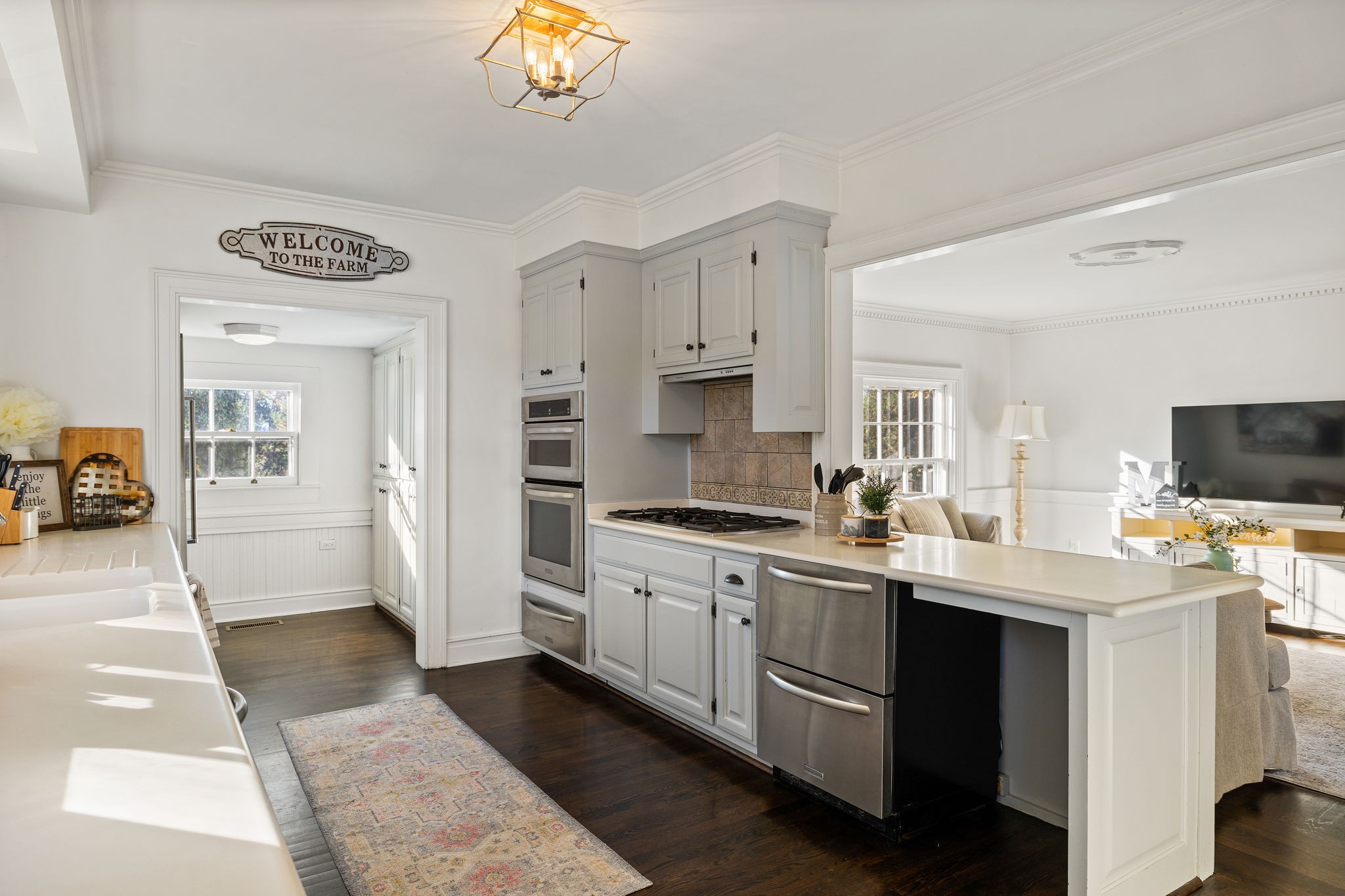 2133 Allisona Road Eagleville, TN 37060 - Photo 29 of 100 a kitchen with stainless steel appliances a stove a sink and a refrigerator