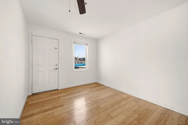 wooden floor in an empty room