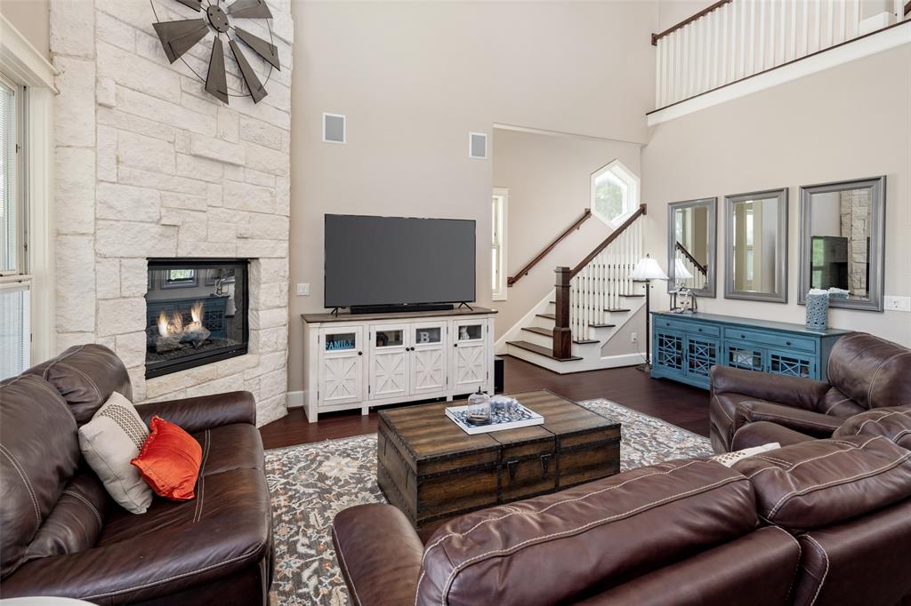 1814 Stacy Road Fairview, TX 75069 - Photo 14 of 36 a living room with furniture and a flat screen tv