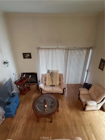 a room with gym equipment and a window