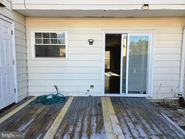 a view of front door of house