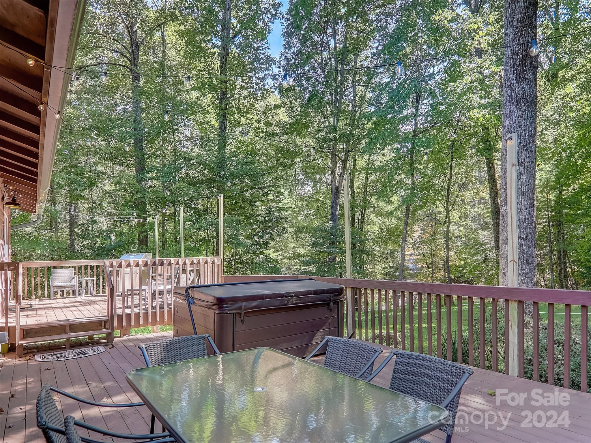 1191 Dupont Road Hendersonville, NC 28739 - Photo 27 of 48 a view of a patio in a balcony