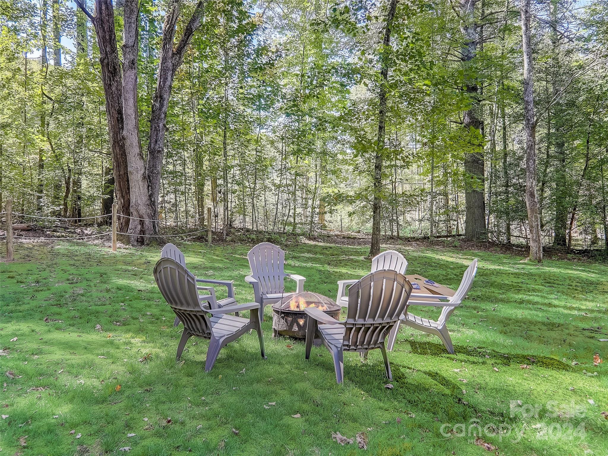 1191 Dupont Road Hendersonville, NC 28739 - Photo 36 of 48 a view of a chairs in backyard of house