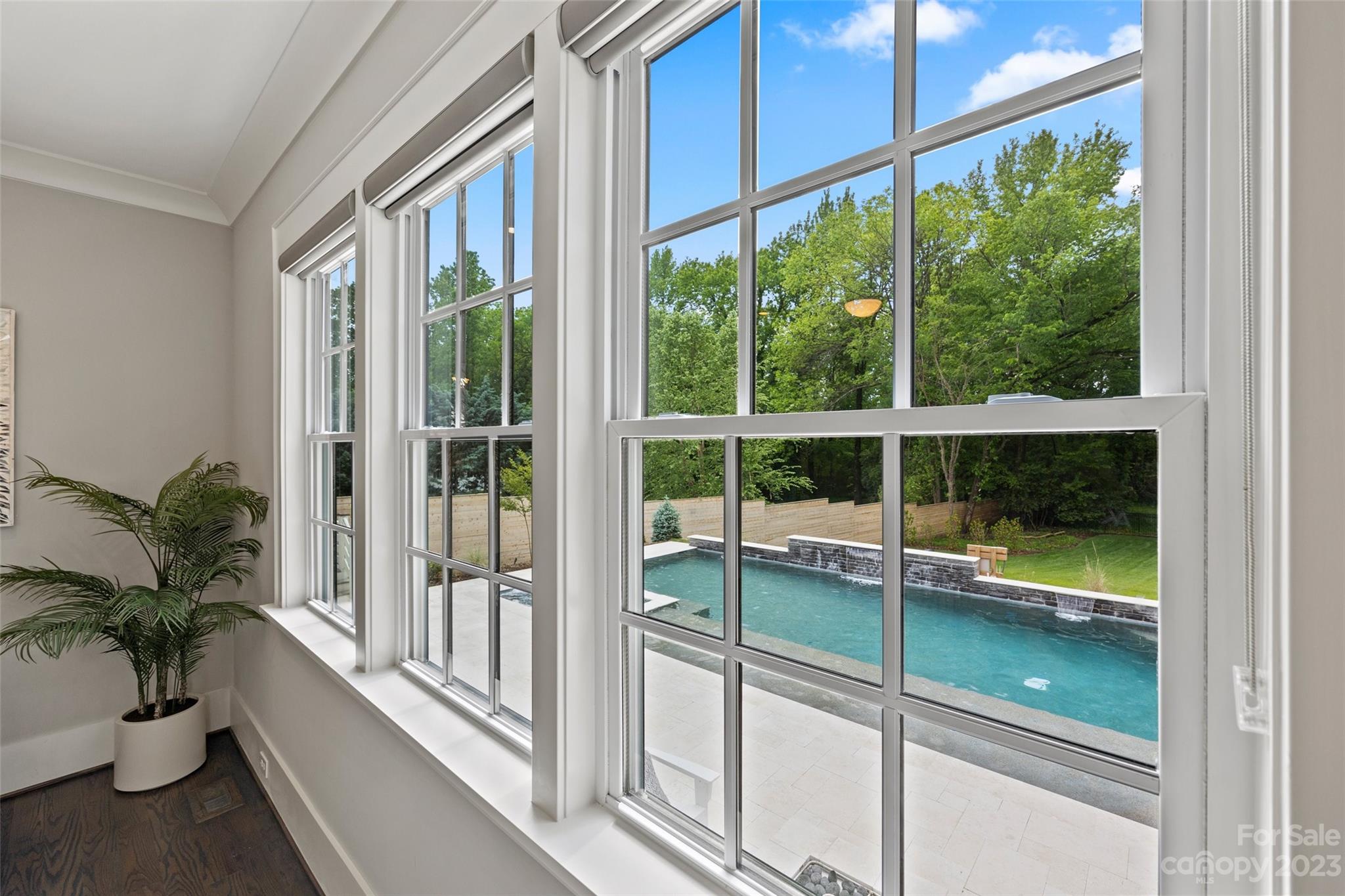 5524 Closeburn Road Charlotte, NC 28210 - Photo 14 of 44 a view of a potted plant in front of a window