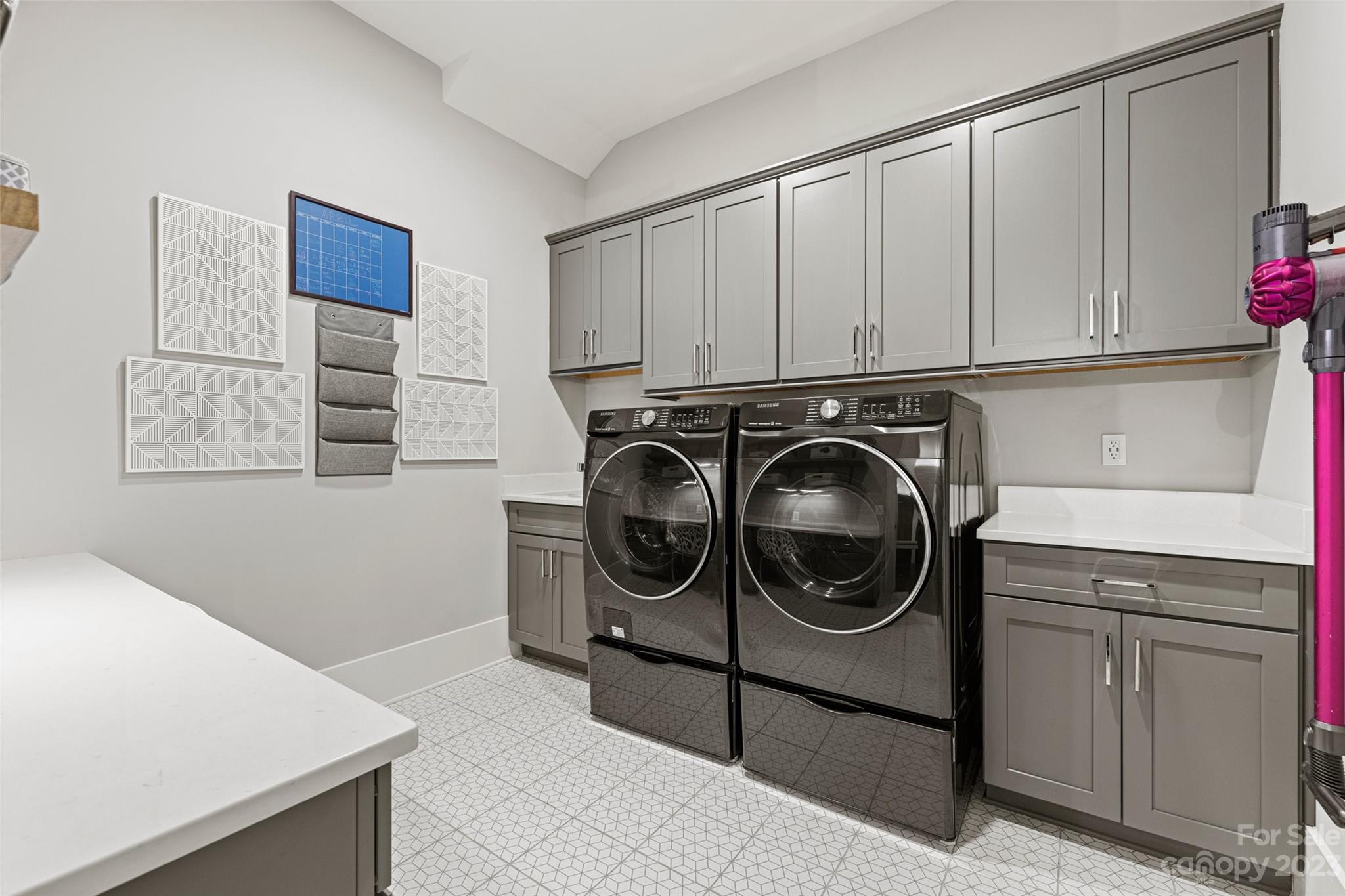 5524 Closeburn Road Charlotte, NC 28210 - Photo 22 of 44 a utility room with sink dryer and washer
