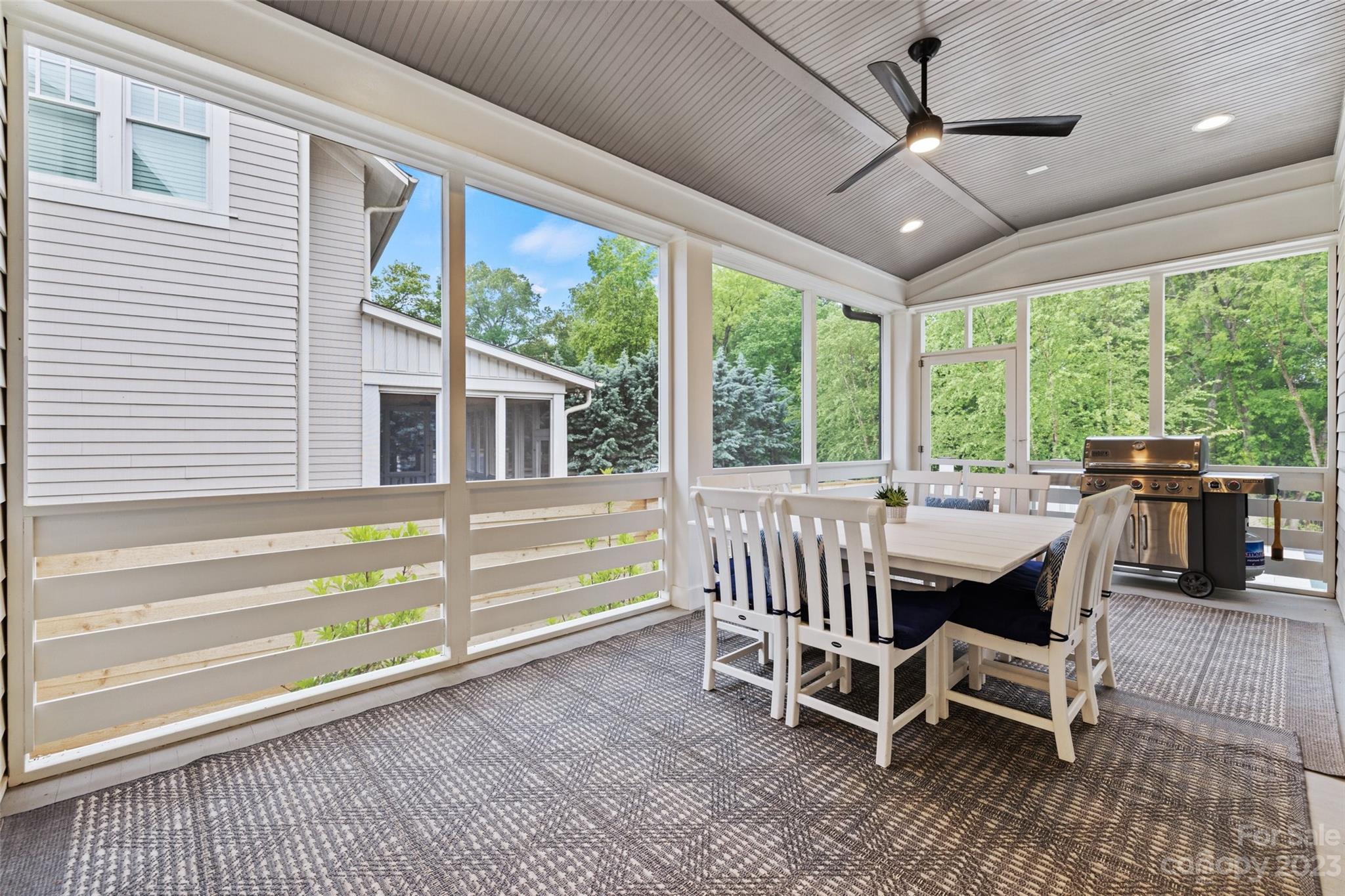5524 Closeburn Road Charlotte, NC 28210 - Photo 23 of 44 a view of a dining room with furniture window and outside view