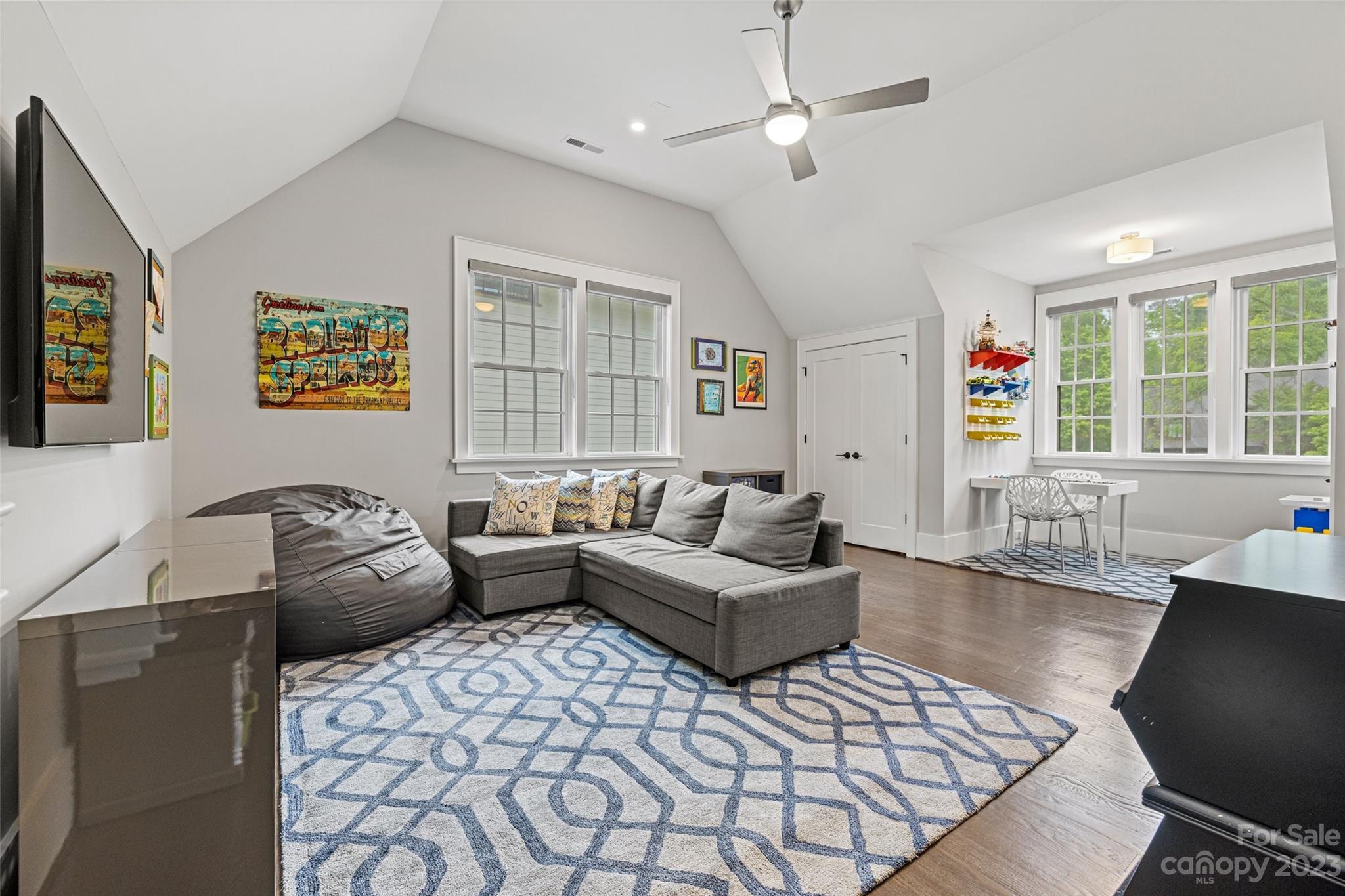 5524 Closeburn Road Charlotte, NC 28210 - Photo 27 of 44 a living room with furniture and a large window