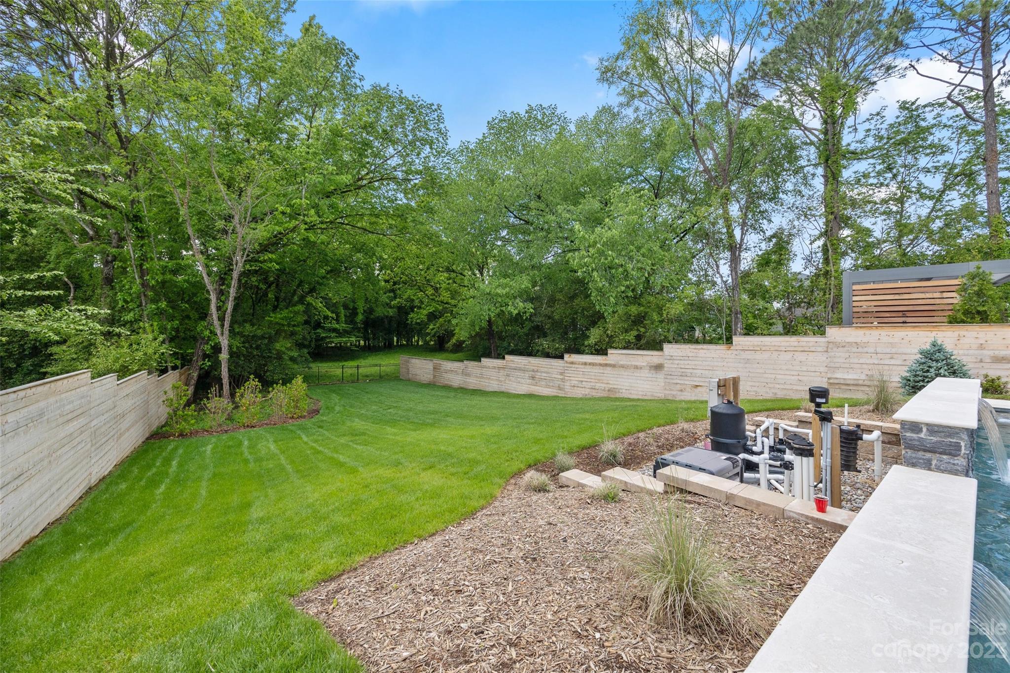 5524 Closeburn Road Charlotte, NC 28210 - Photo 40 of 44 a view of a backyard with sitting area