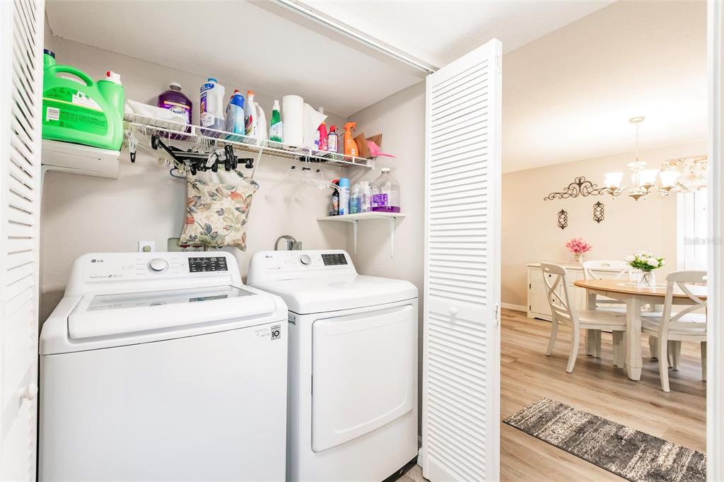 175 Kings Highway, Unit 538 Punta Gorda, FL 33983 - Photo 29 of 46 a utility room with dryer and washer