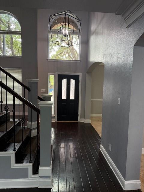 3814 Ridgecrest Avenue Rowlett, TX 75088 - Photo 2 of 24 a view of entryway and hall with wooden floor