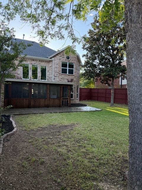 3814 Ridgecrest Avenue Rowlett, TX 75088 - Photo 22 of 24 a front view of a house with a yard