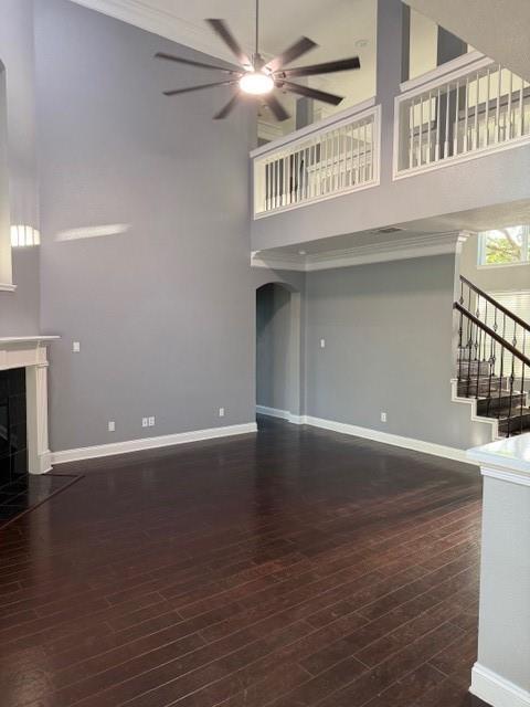 3814 Ridgecrest Avenue Rowlett, TX 75088 - Photo 9 of 24 a view of an empty room with wooden floor and a chandelier fan