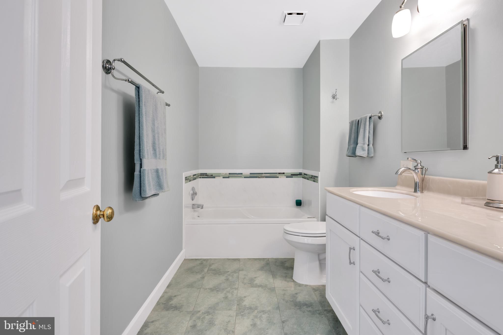 1224 Weatherstone Court Reston, VA 20194 - Photo 14 of 38 Renovated Master Bath with frameless glass shower