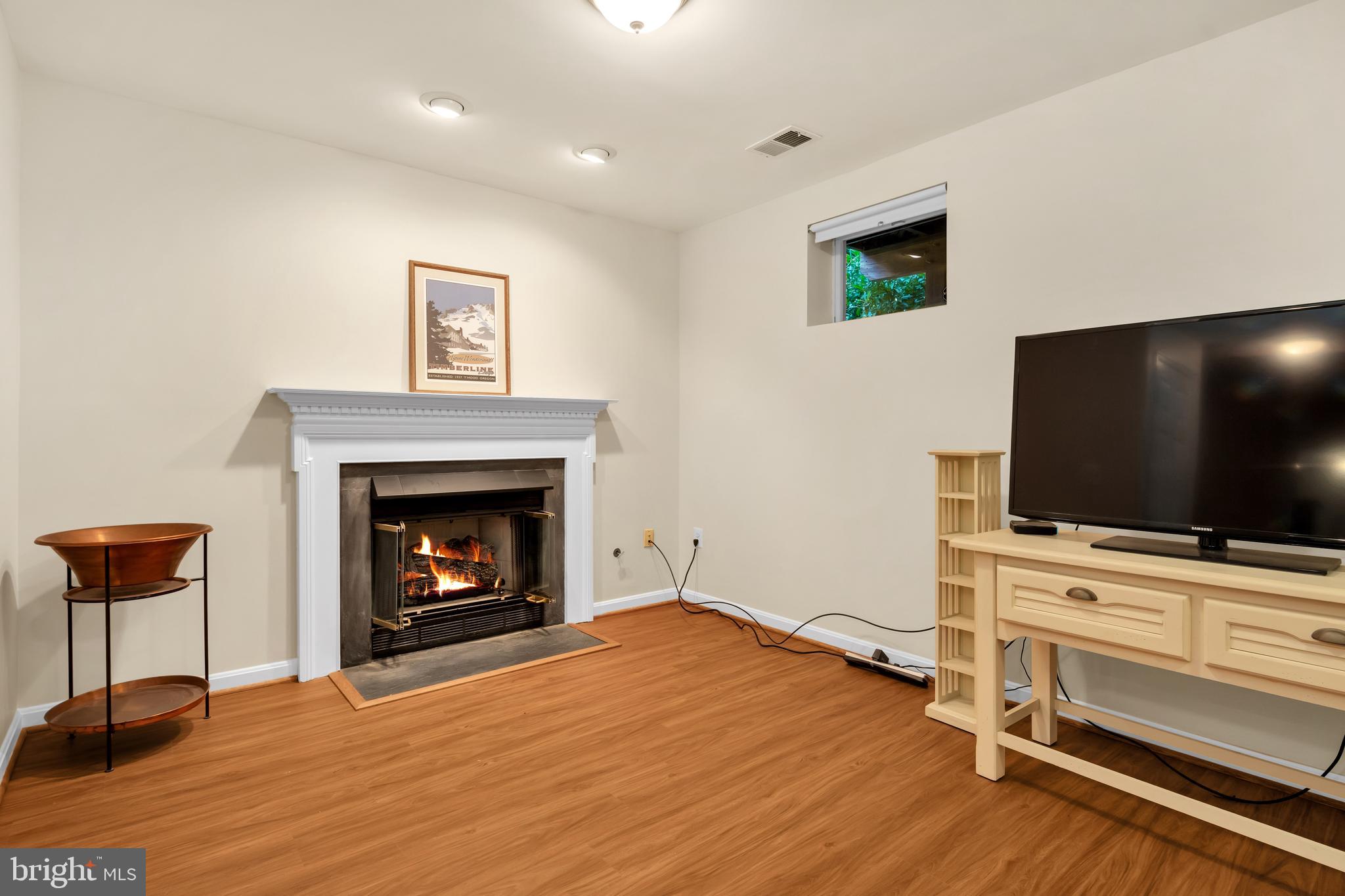 1224 Weatherstone Court Reston, VA 20194 - Photo 22 of 38 Lower Level with fire place