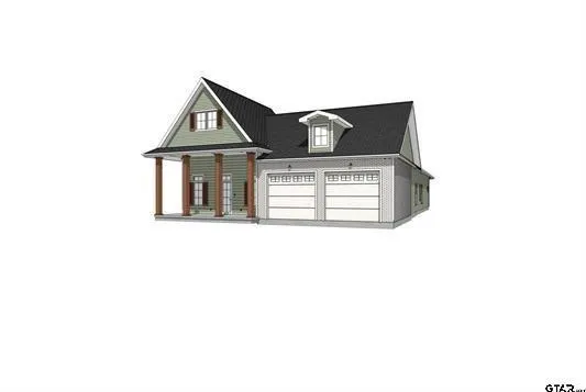 a house view with a outdoor space