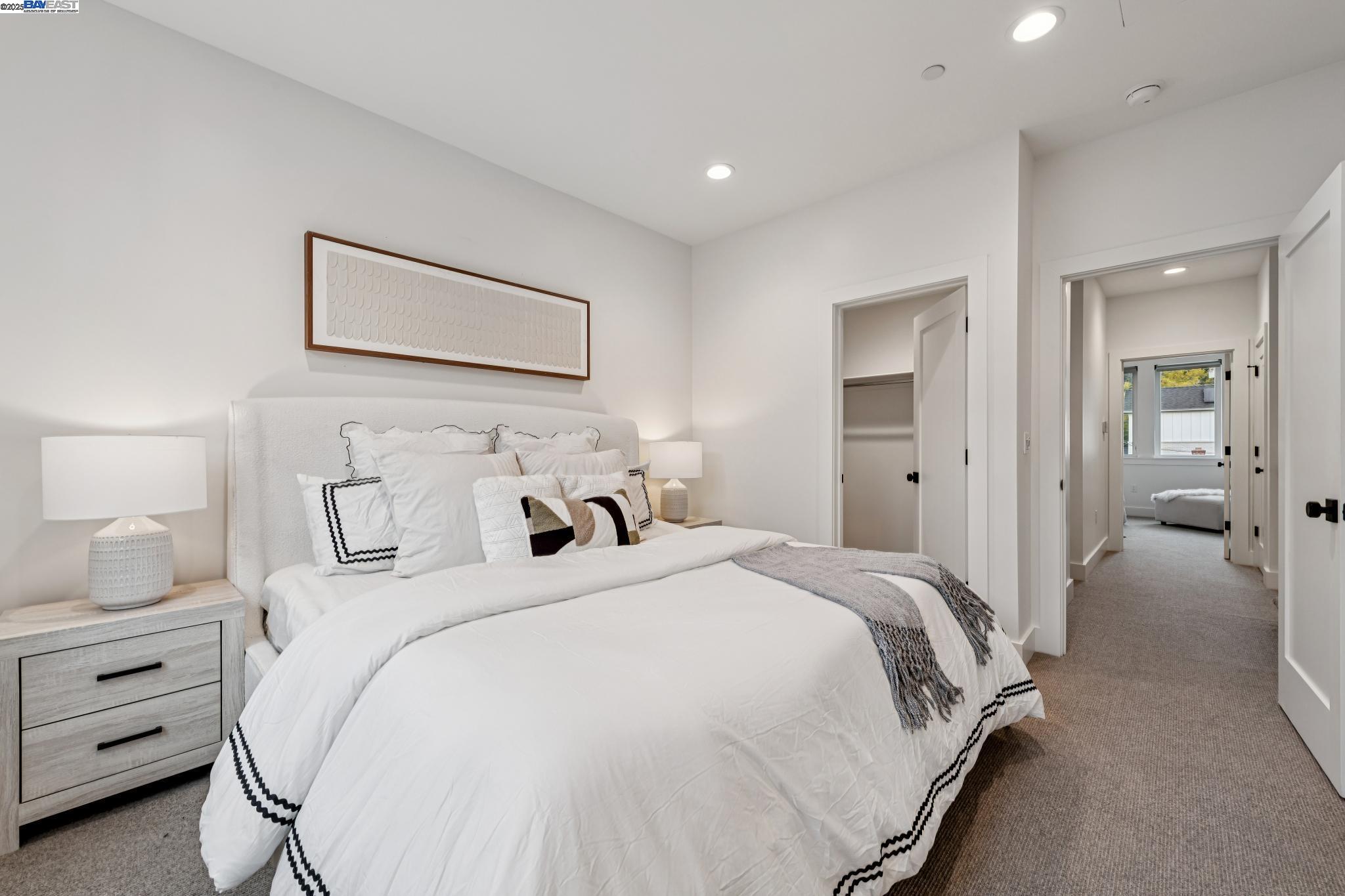 922 Brown Avenue Lafayette, CA 94549 - Photo 21 of 45 a bedroom with a bed and closet