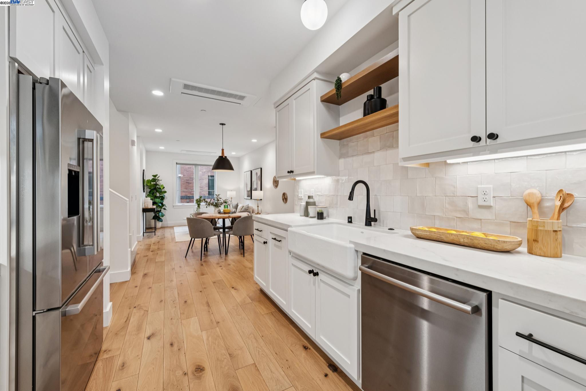 922 Brown Avenue Lafayette, CA 94549 - Photo 10 of 45 a kitchen with sink cabinets and stainless steel appliances