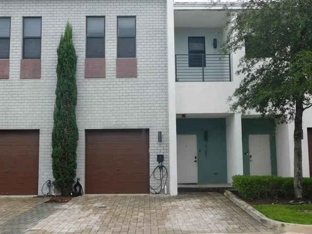 a front view of the house