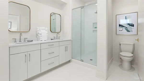 a view of an ocean and beach