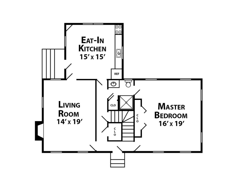 12 Cucumber Hill Road Foster, RI 02825 - Photo 31 of 32 Main level floor plan
