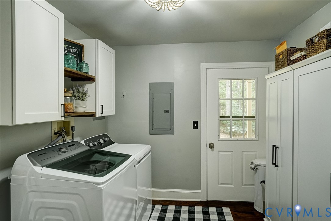 1174 Dorset Road Powhatan, VA 23139 - Photo 14 of 38 Dedicated laundry room featuring white shaker-styl