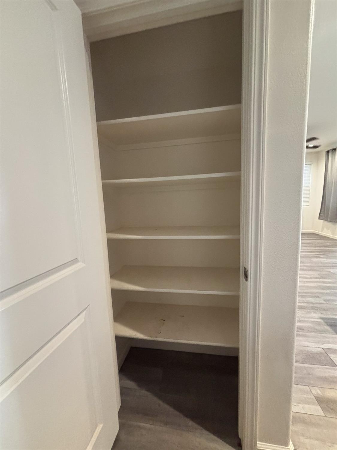 827 Fir Street West Madera, CA 93636 - Photo 11 of 63 a view of walk in closet with empty racks
