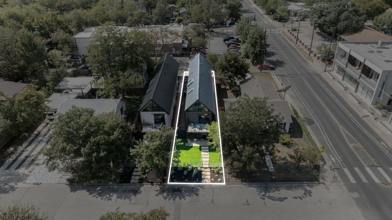 5212 Evans Avenue Austin, TX 78751 - Photo 34 of 34 an aerial view of house with yard swimming pool and outdoor seating