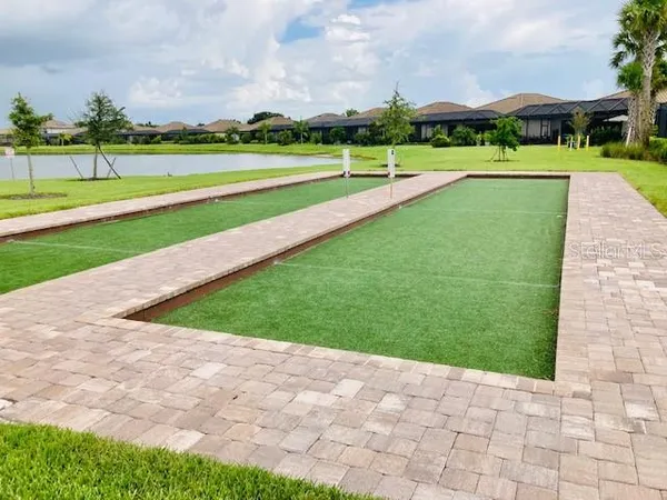 a view of outdoor space yard and swimming pool