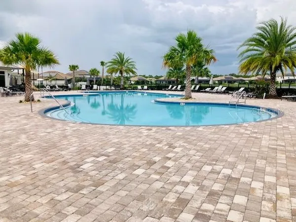 a view of outdoor space with seating area
