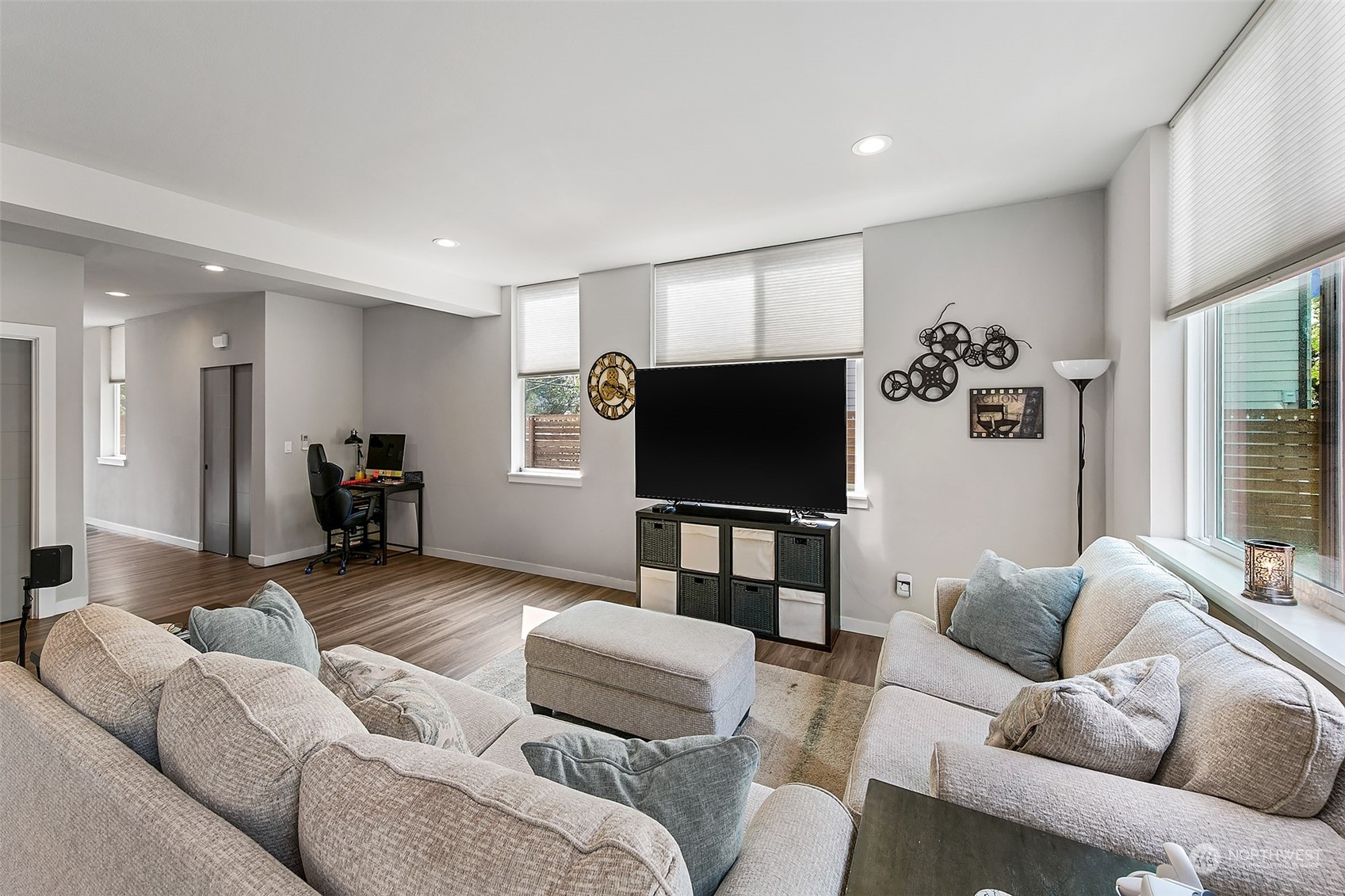 5136 South Creston Street Seattle, WA 98178 - Photo 10 of 27 a living room with furniture and a flat screen tv