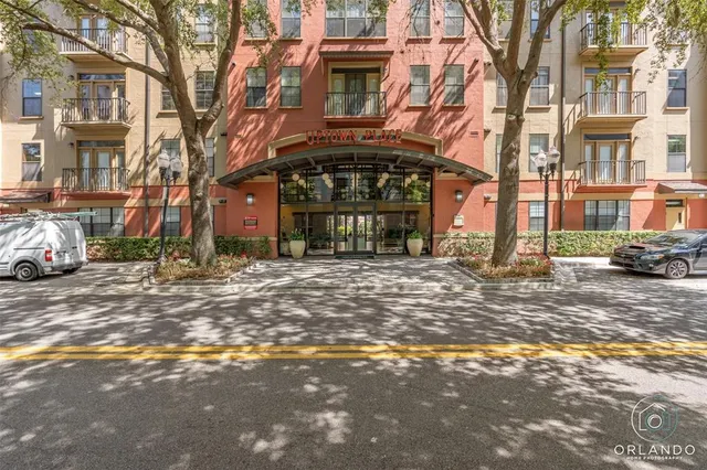 a front view of a building