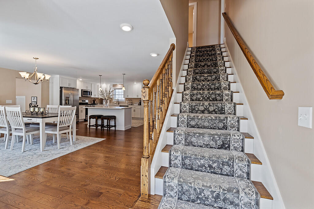 73 Norridgewock Road Fairfield, ME 04937 - Photo 21 of 32 Stairs to Second Floor