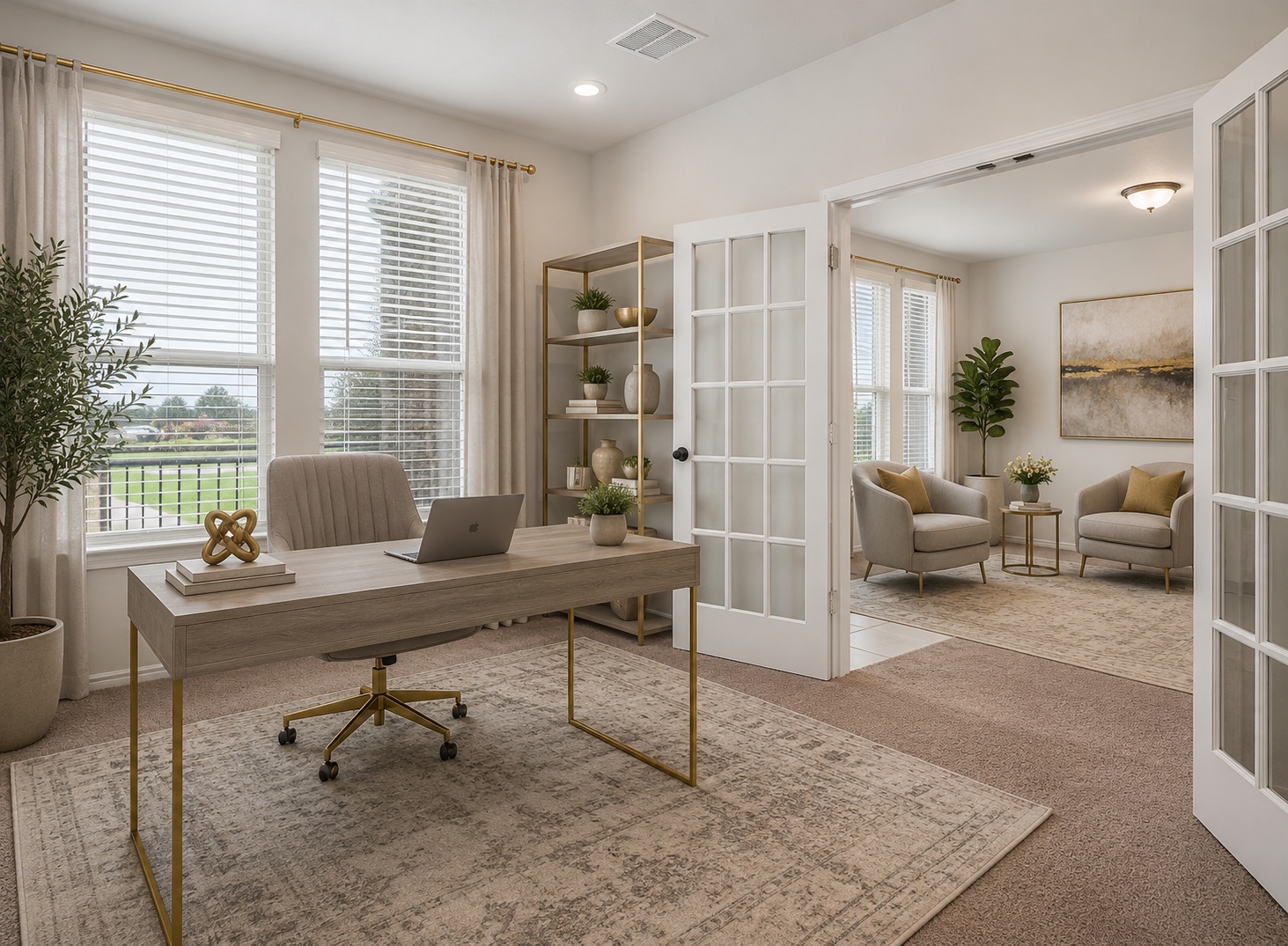 4600 Ercolano Lane Round Rock, TX 78665 - Photo 4 of 37 Virtual Staging - Office on first floor