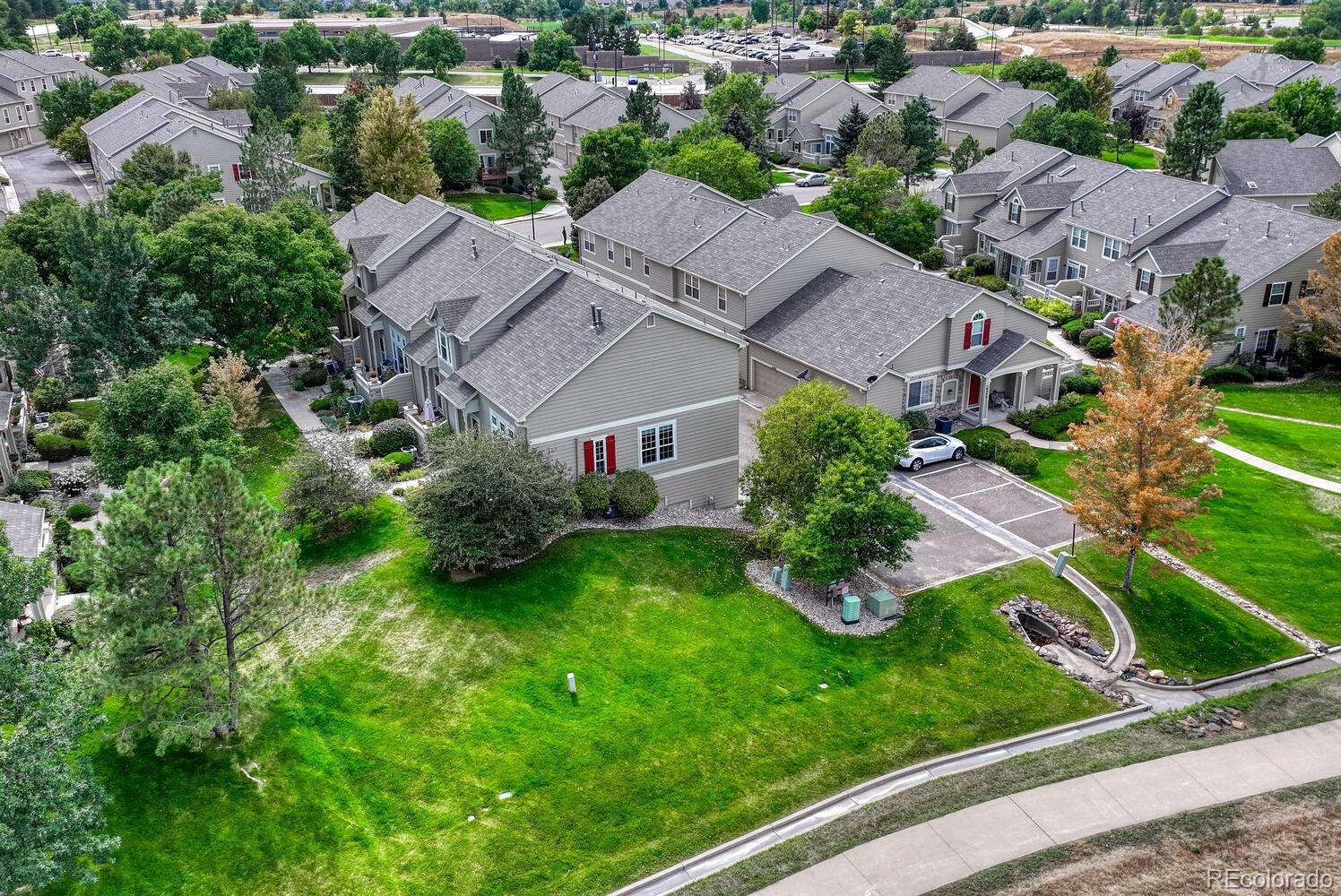 6335 Trailhead Road Highlands Ranch, CO 80130 - Photo 43 of 50 an aerial view of residential house with outdoor space and street view