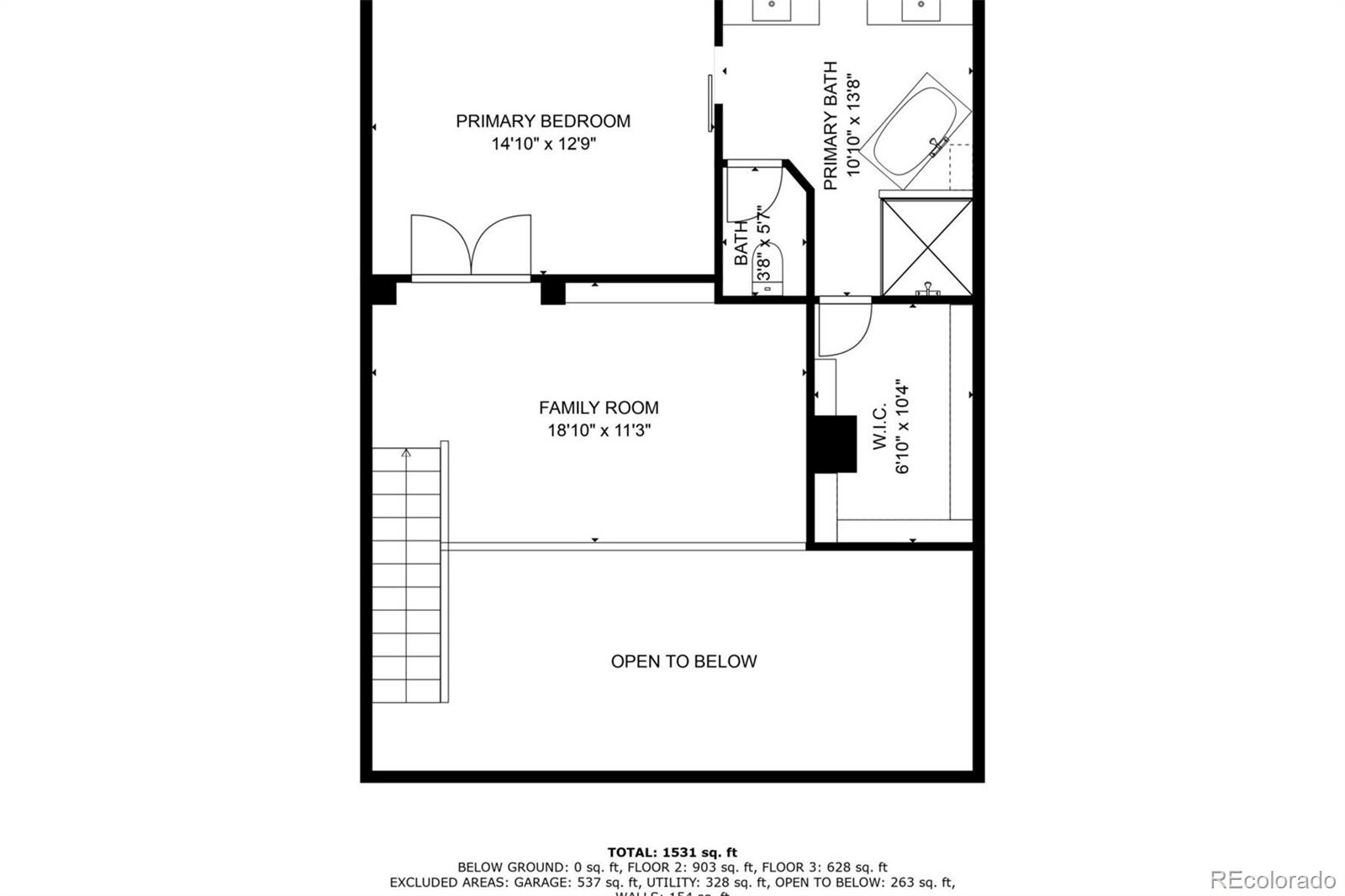 6335 Trailhead Road Highlands Ranch, CO 80130 - Photo 48 of 50 a picture of a floor plan