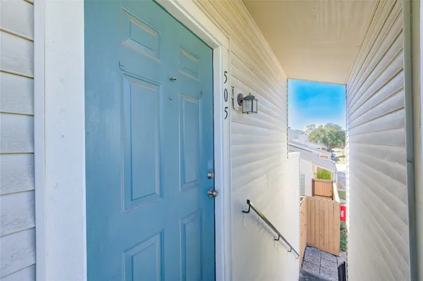 a view of a staircase