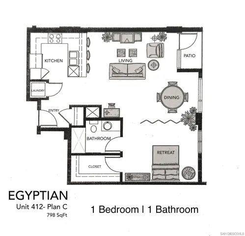 $589,000 | 3812 Park Boulevard, Unit 412, San Diego, CA 92103