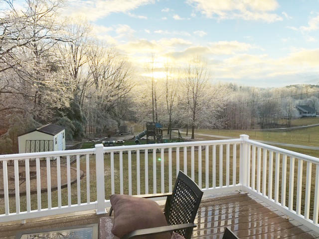 2970 Taylors Road Boones Mill, VA 24065 - Photo 32 of 34 Winter Deck View