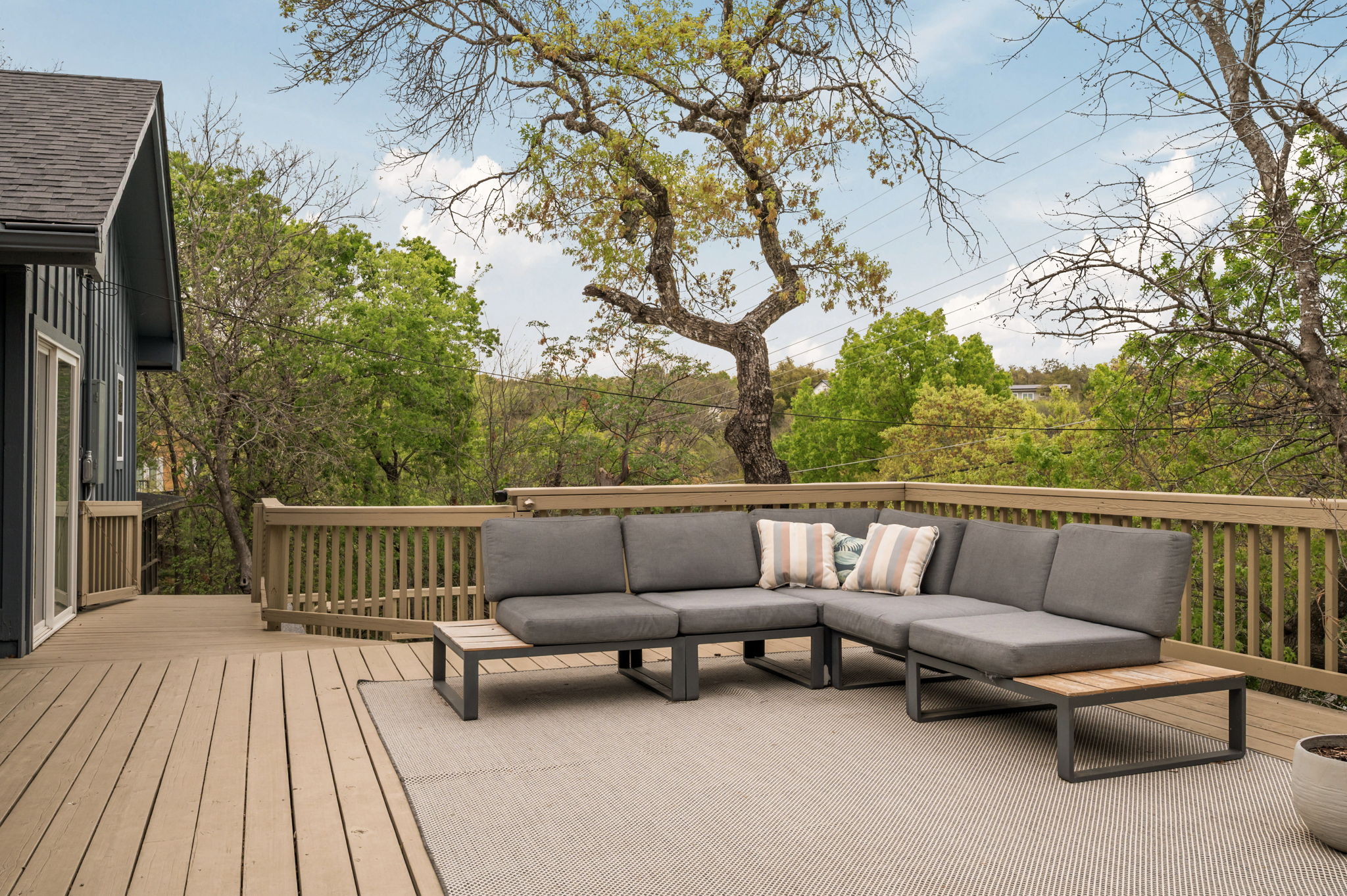 6501 Sumac Drive Austin, TX 78731 - Photo 28 of 40 Wooden terrace featuring an outdoor lounge area
