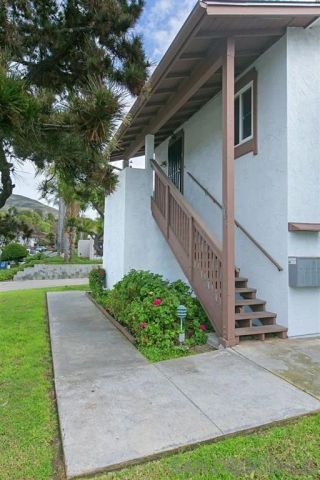 a view of a garden with pathway