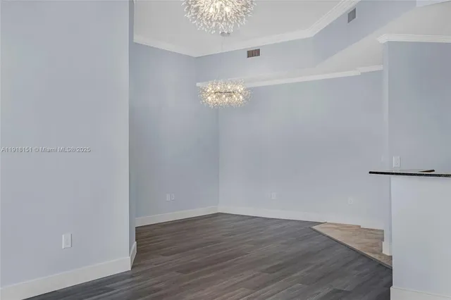 a big room with wooden floor