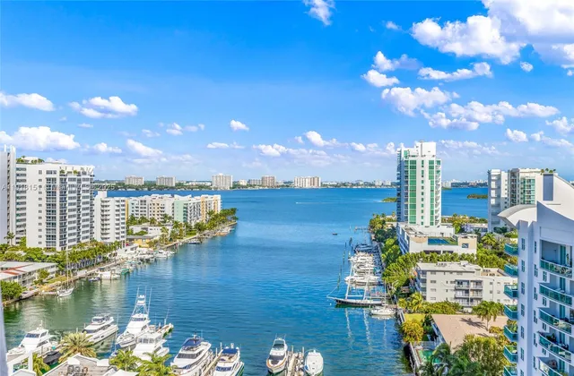 a view of a city with ocean
